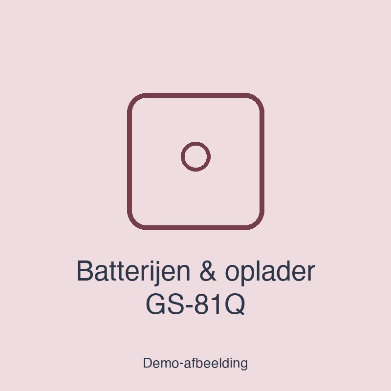Batterijen & oplader GS-81Q