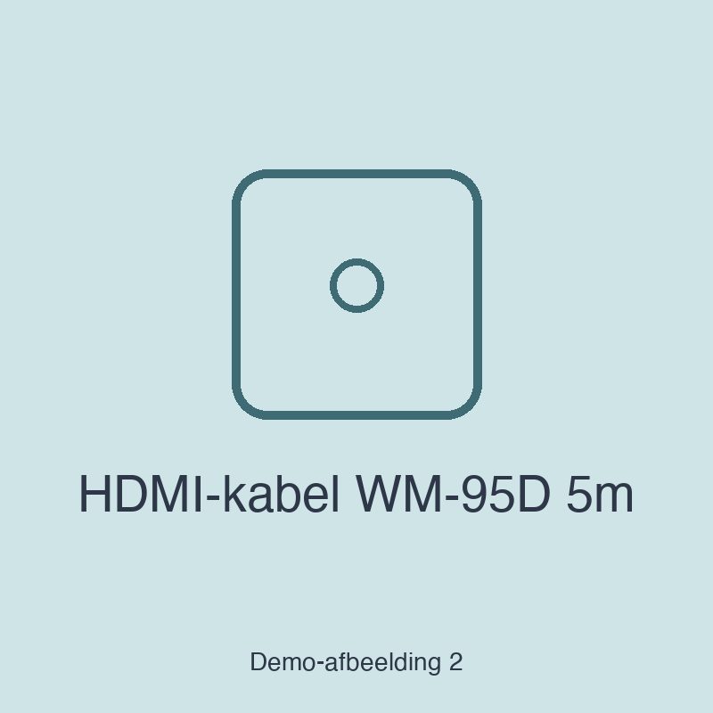 HDMI-kabel WM-95D 5m - afbeelding 2