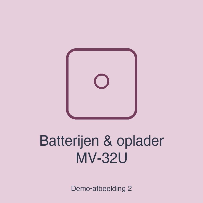 Batterijen & oplader MV-32U - afbeelding 2