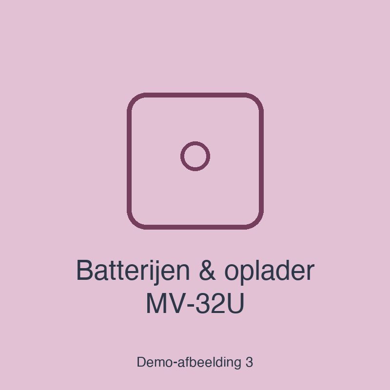 Batterijen & oplader MV-32U - afbeelding 3