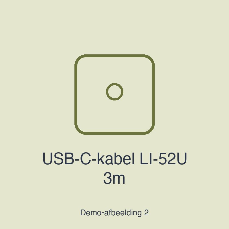 USB-C-kabel LI-52U 3m - afbeelding 2