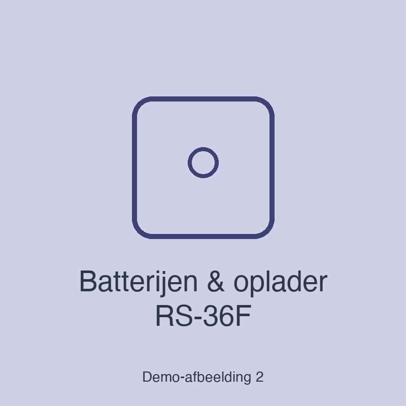 Batterijen & oplader RS-36F - afbeelding 2