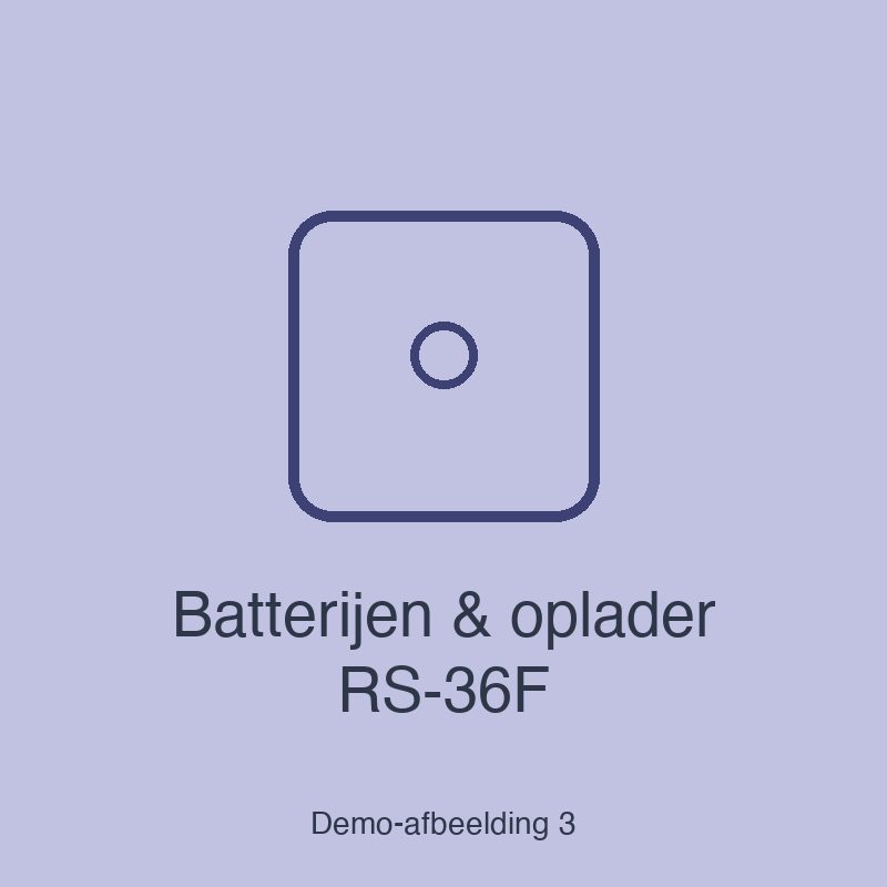 Batterijen & oplader RS-36F - afbeelding 3
