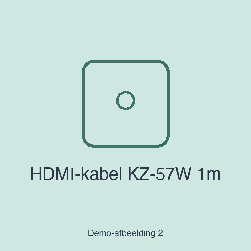 HDMI-kabel KZ-57W 1m - afbeelding 2