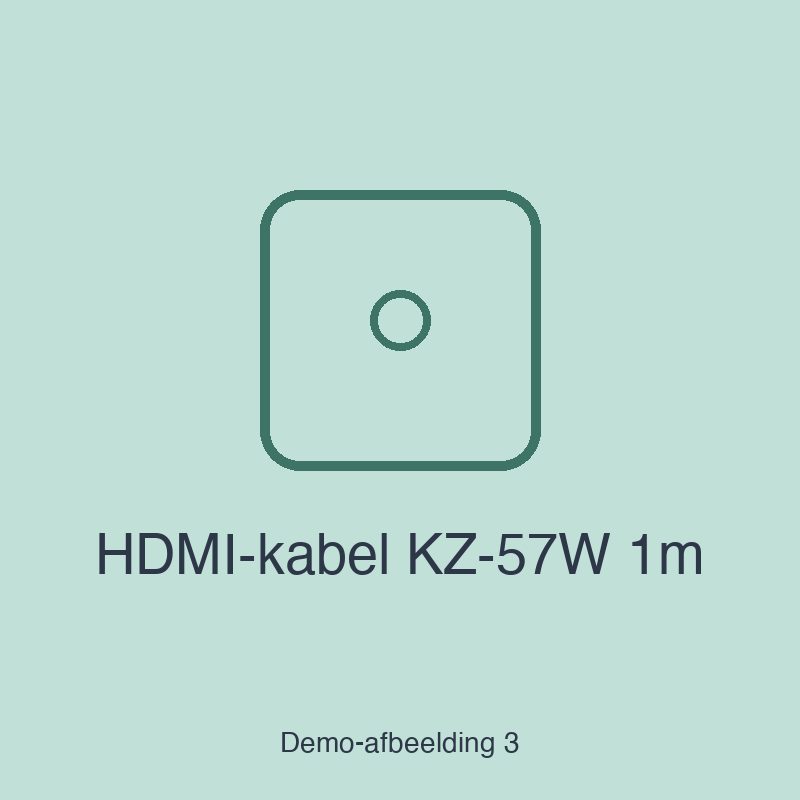 HDMI-kabel KZ-57W 1m - afbeelding 3