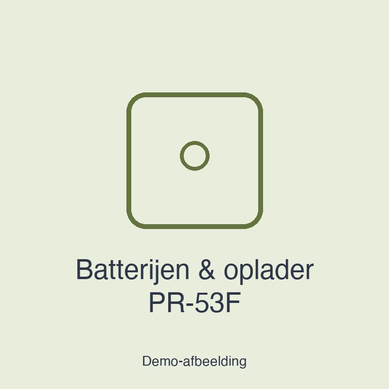 Batterijen & oplader PR-53F