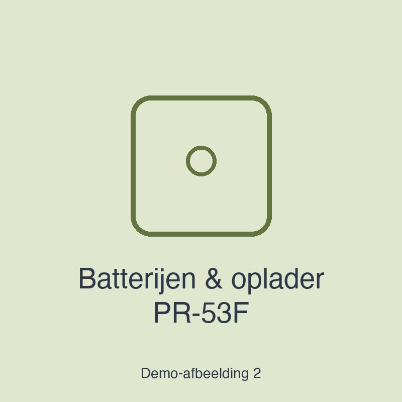 Batterijen & oplader PR-53F - afbeelding 2
