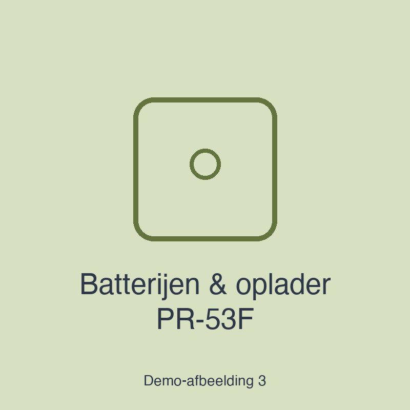 Batterijen & oplader PR-53F - afbeelding 3