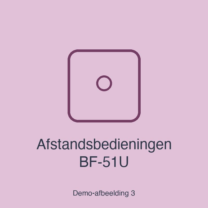 Afstandsbedieningen BF-51U - afbeelding 3